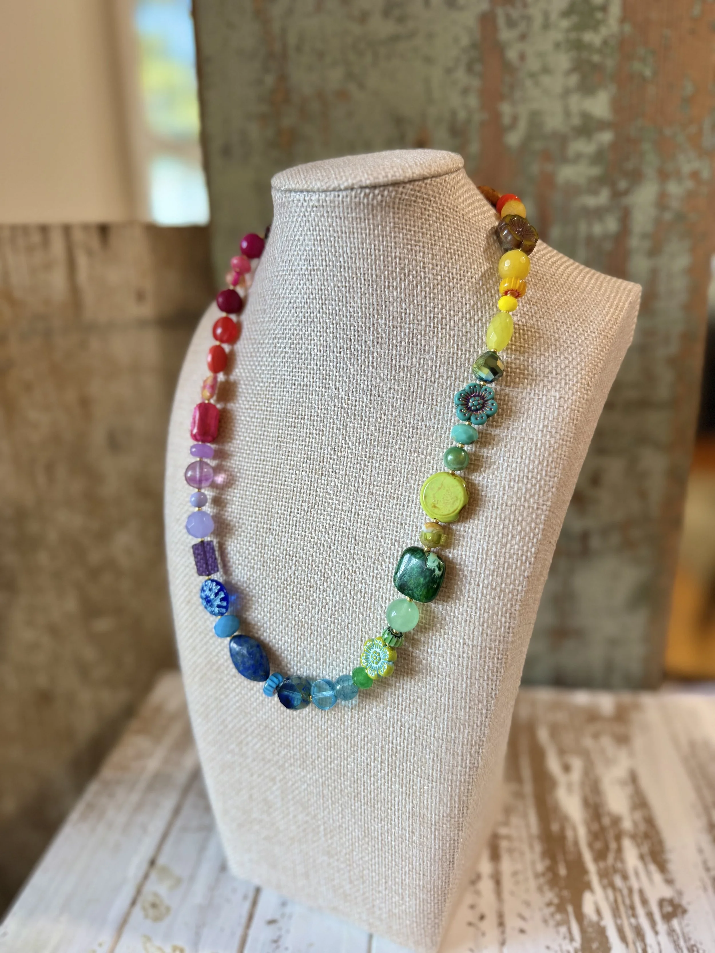 Candy Necklace - Kitchen Sink rainbow 3