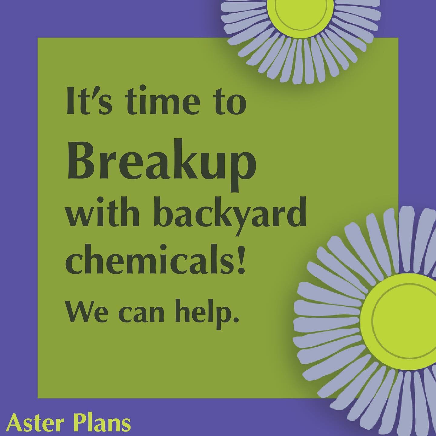 New year, new yard. Do your plants and your watershed a favor and keep those harsh chemicals off! If you&rsquo;re struggling with too much lawn, we can help you shrink it down. You can replace some of that high-maintenance biological wasteland with s