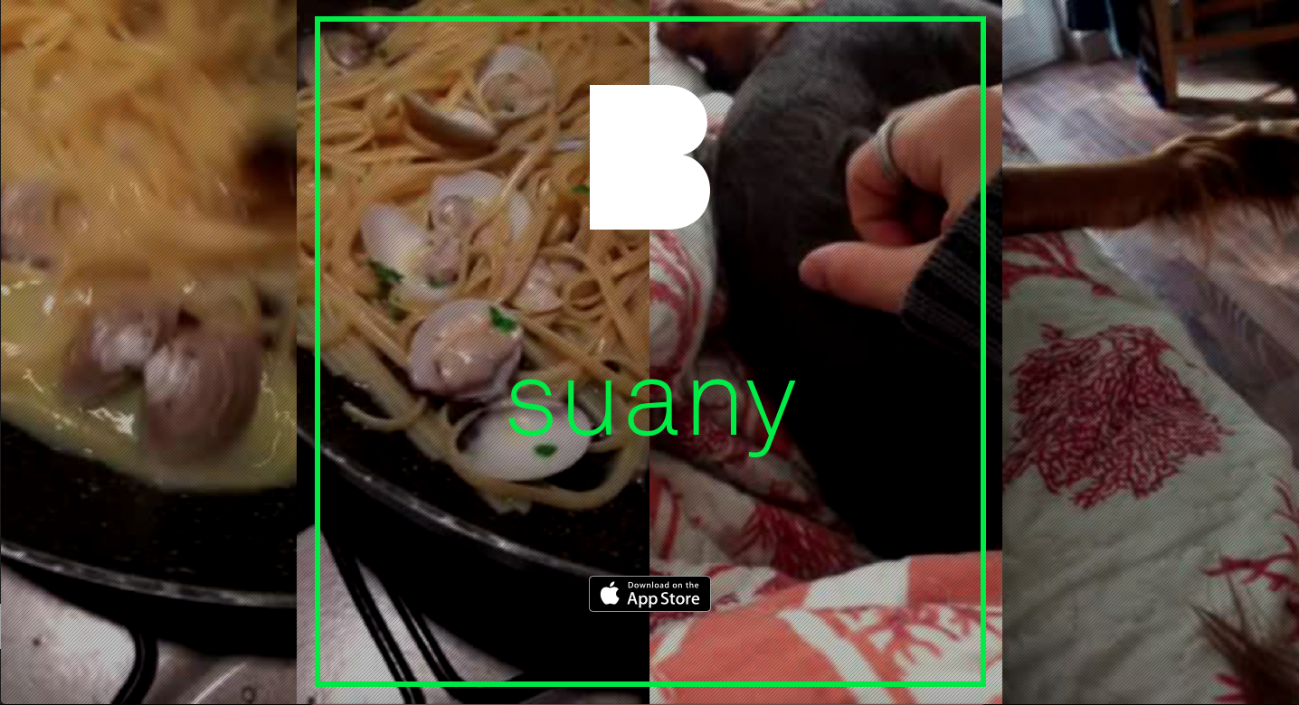 A collage of three images: a pan of cooking noodles with pieces of meat and vegetables, a person lying in bed with a dog's paw resting on their arm, and a bed with red and white patterned sheets.