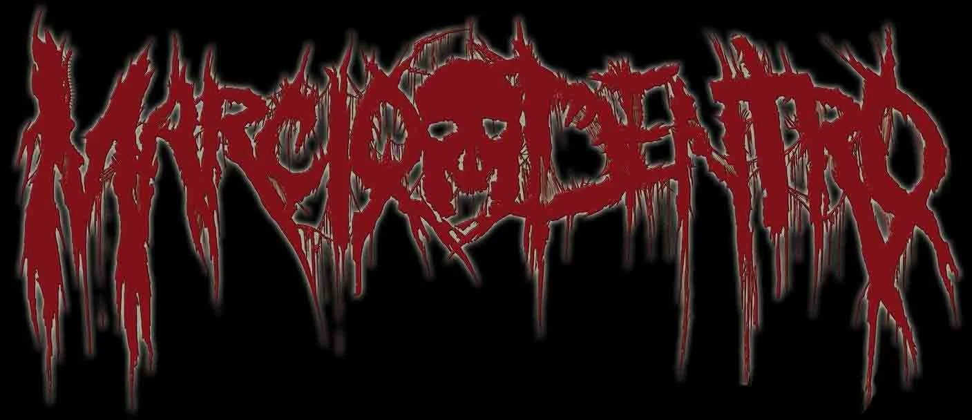 Dark red, jagged, distorted text that reads 'Horrifically Destroyed' on a black background.