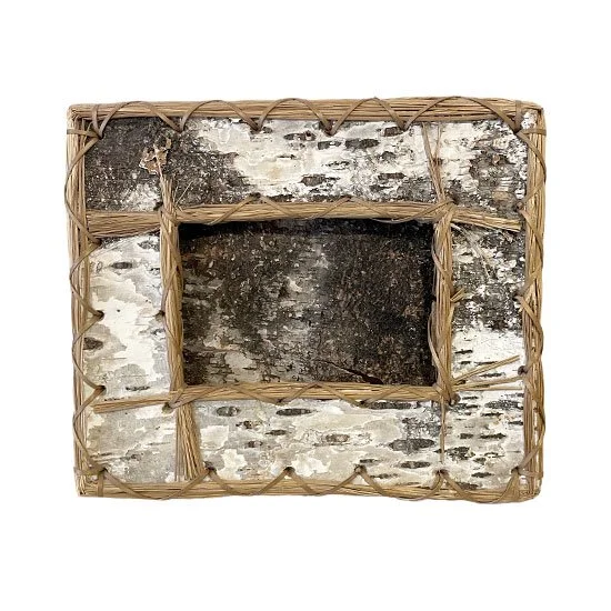 Antique Birch Bark Frame