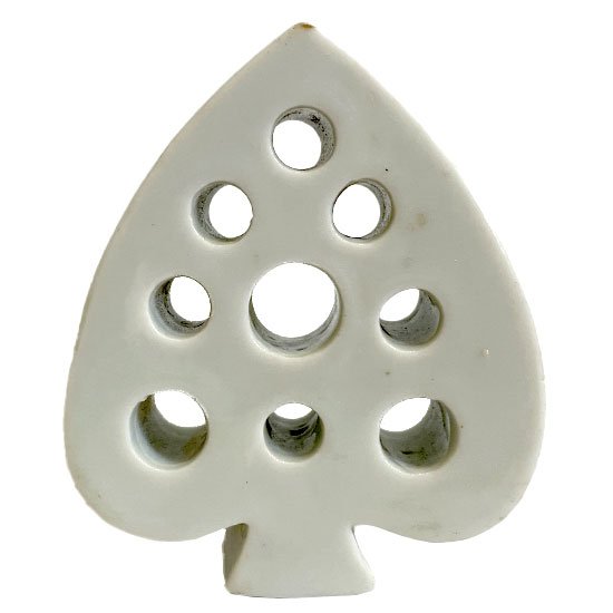 White Porcelain Flower Frog