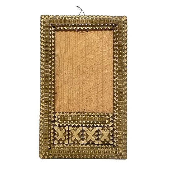 Gold Tramp Art Frame