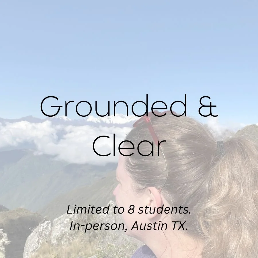 Grounded & Clear: An Energy Medicine Workshop for Sensitives NEXT CLASS: 10/18/26