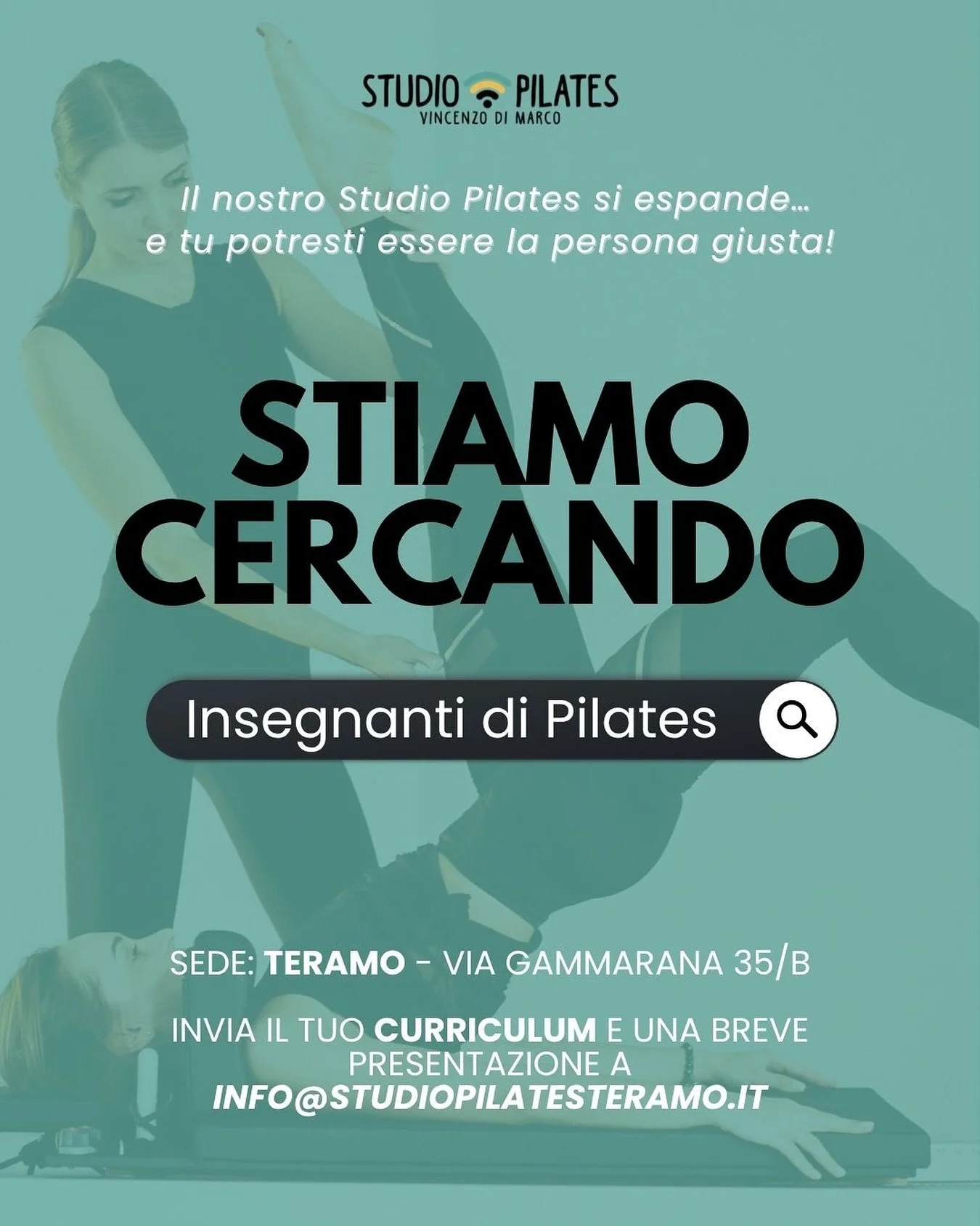 Siamo alla ricerca di insegnati di Pilates!

🧘🏻&zwj;♀️ Il nostro Studio Pilates si espande&hellip; e tu potresti essere la persona giusta.

Cerchiamo un&rsquo;insegnante di Pilates competente, empirico/a e appassionato/a, con voglia di crescere in 