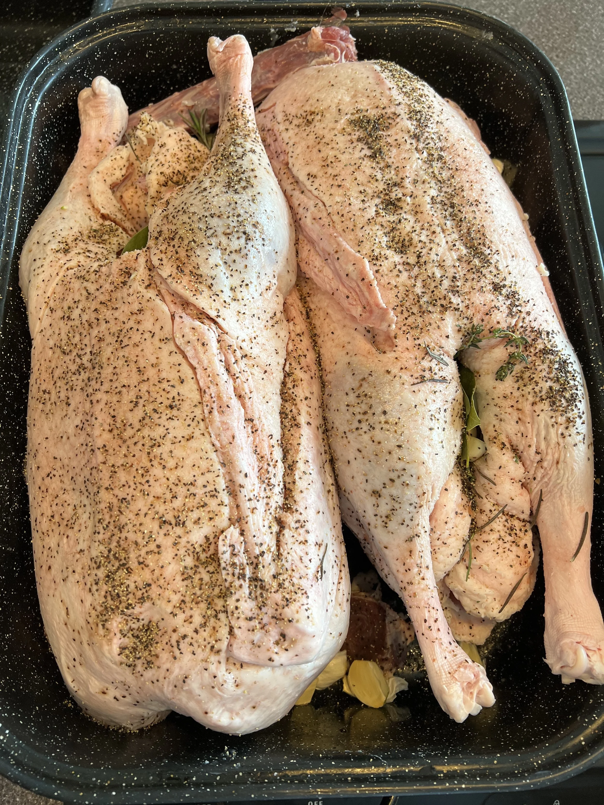 Christmas Stuffed Goose for 8 People