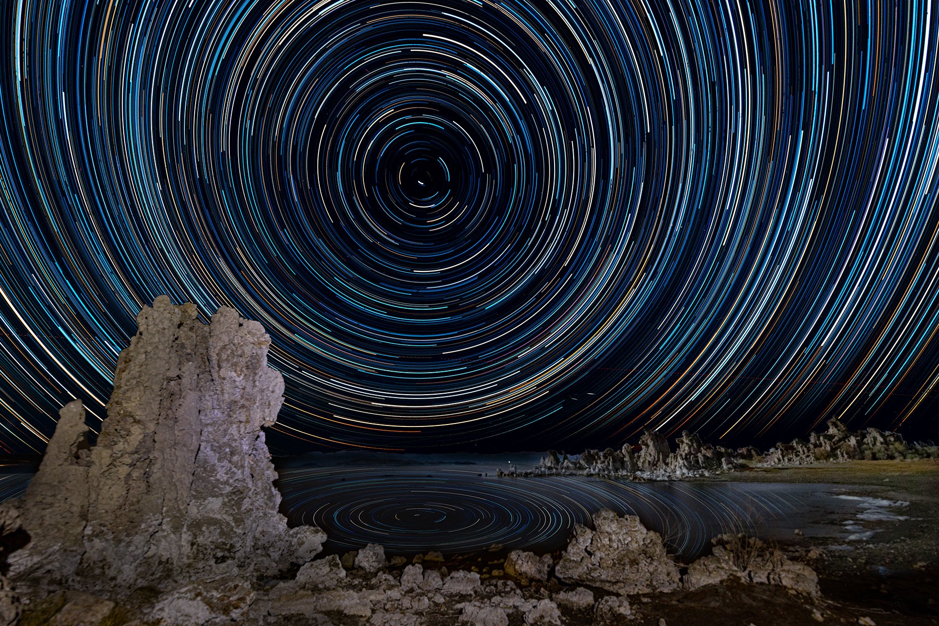 Mono Lake Star Trails, 2021