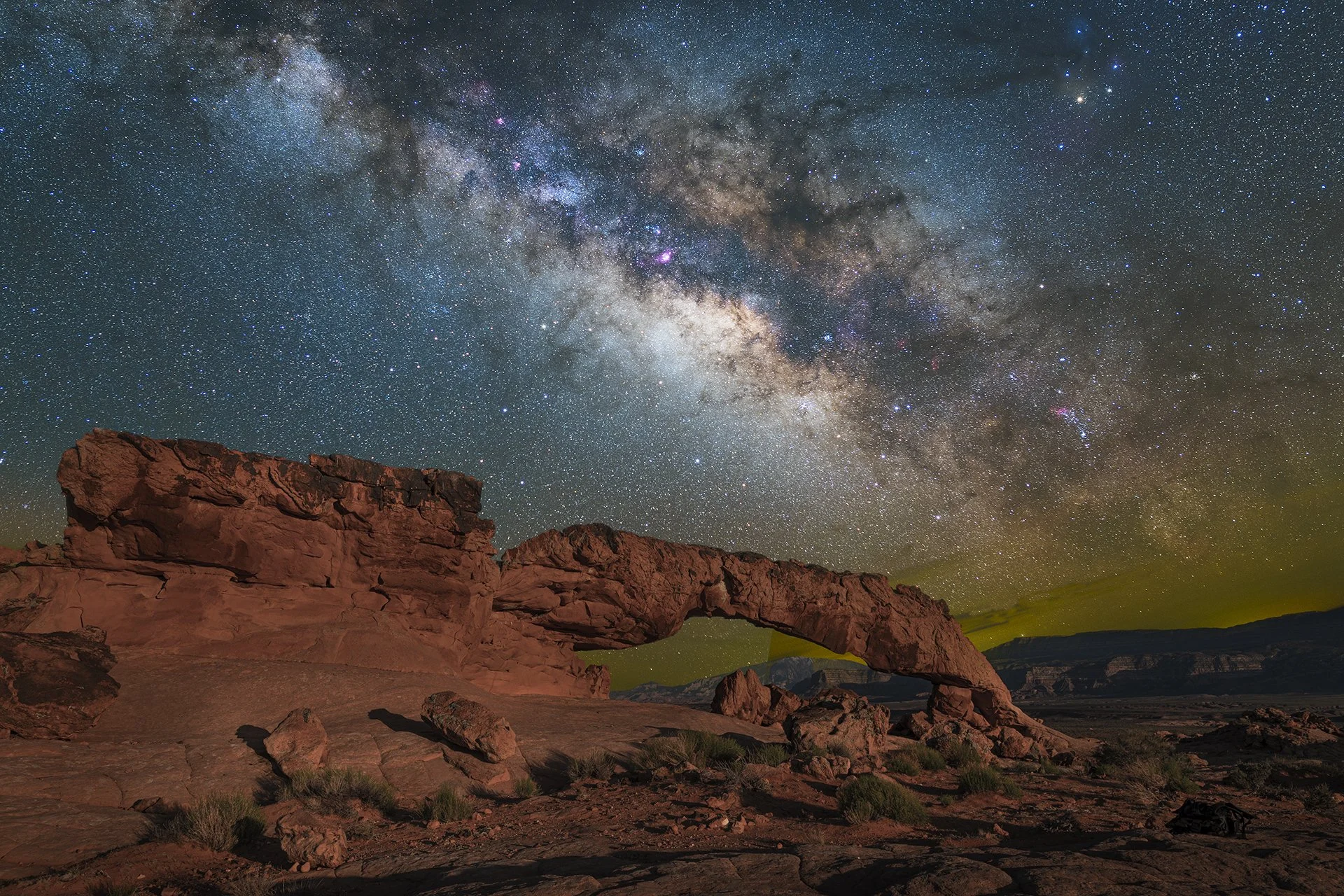 Sunset Arch after sunset, 2024