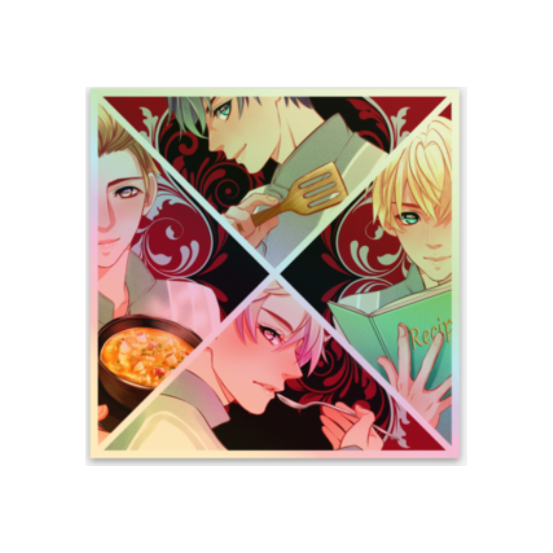 Sifting Thyme Holographic Sticker