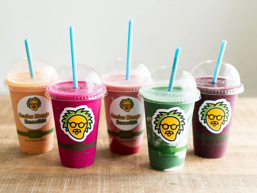 Smoothies photographed for an Illinois Local member at a professional photo shoot