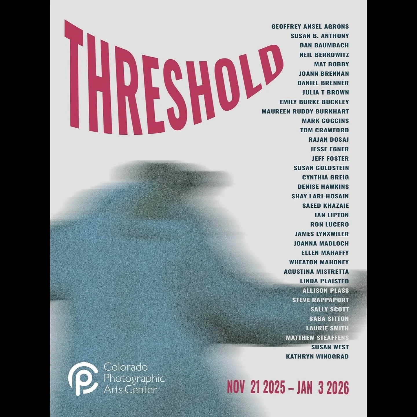 I&rsquo;m thrilled to share that my work is a part of Threshold 2025, a juried exhibition at Colorado Photographic Arts Center in Denver. I feel very honored to be among the 36 talented artists selected from a global pool of photographers.

A special