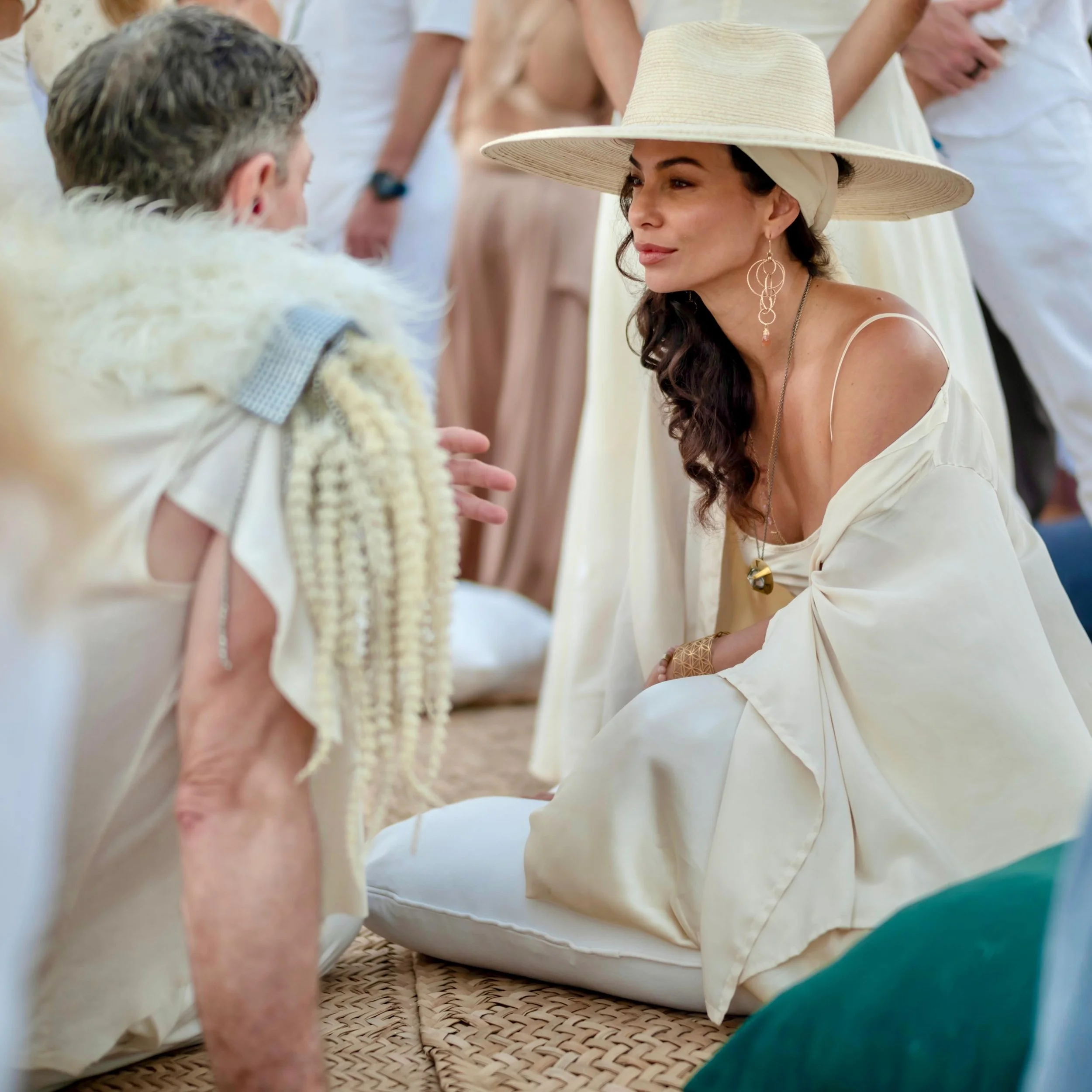 The Yearn in Playa Del Carmen was a vibe but it helps when you&rsquo;re wearing a magical hat @andeanahats 💫 

Handwoven in Peru with love. Our sister label to @mamaaynicollective and @mayu.mission 🥰

#whatsyouryearn #consciousfashion #hat #milline