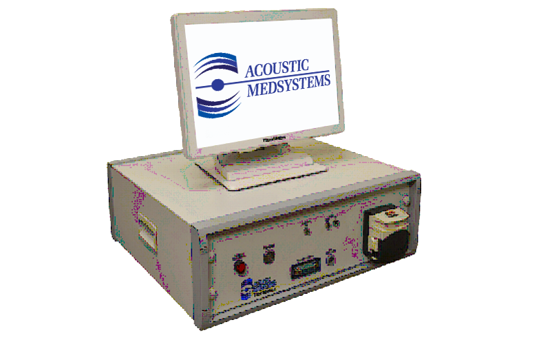 TheraVision ® self-contained tabletop thermal therapy system including generators, computer-controller, water circulation system, multi-channel thermometry system interface, image data acquisition, and graphical user interface.