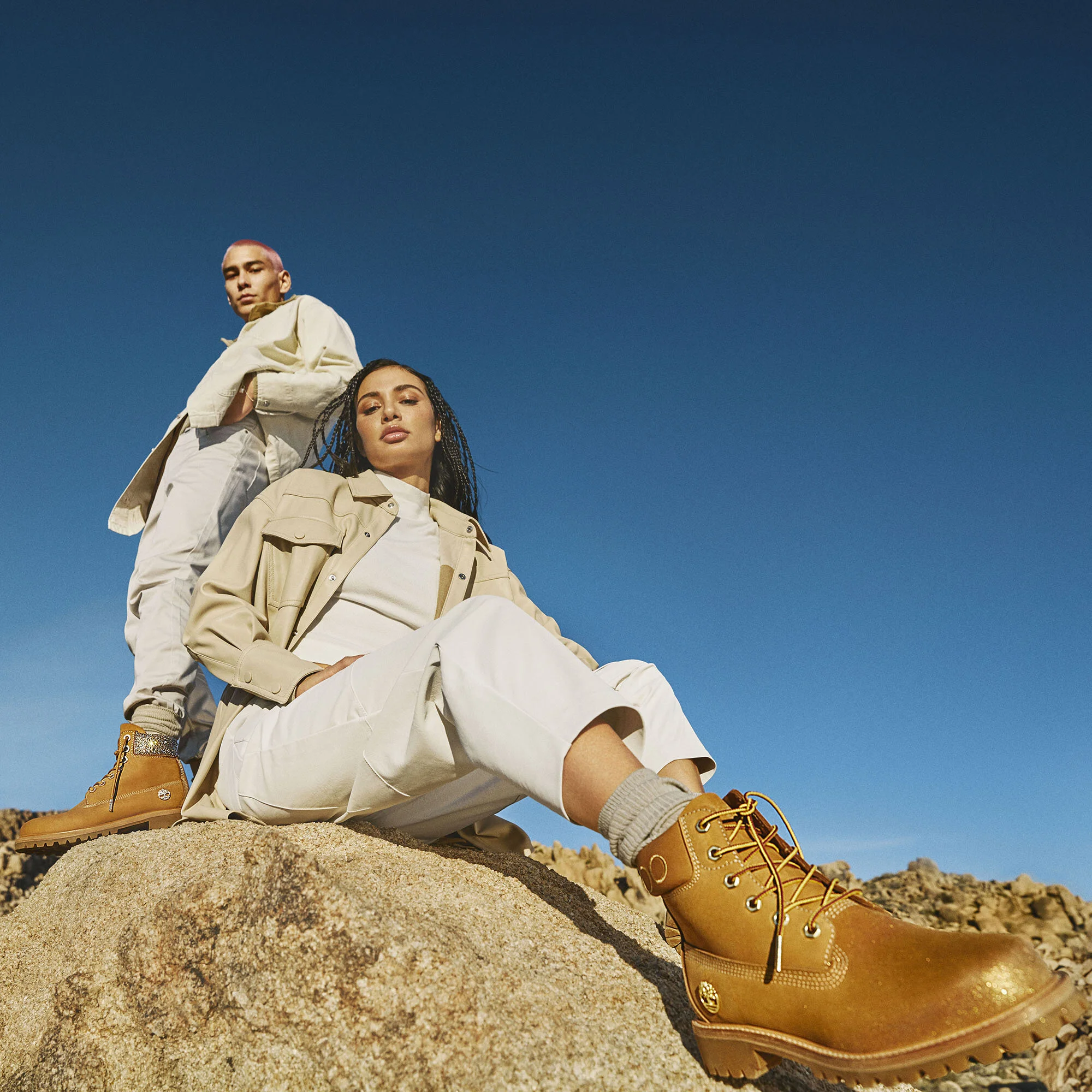 Kristen Crawley for Jimmy Choo x Timberland 
