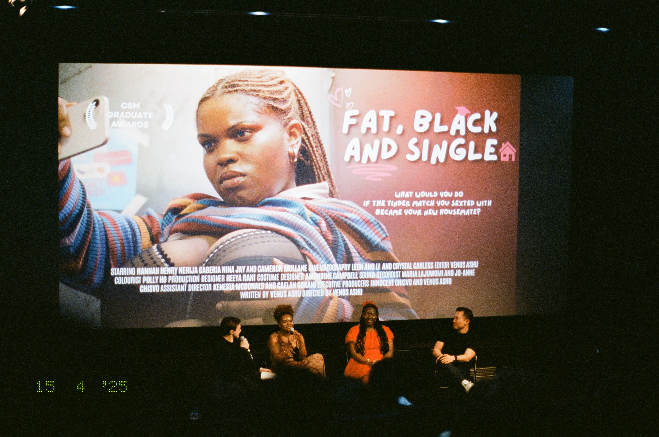 apr '25 @ 'fat, black, and single' pilot screening