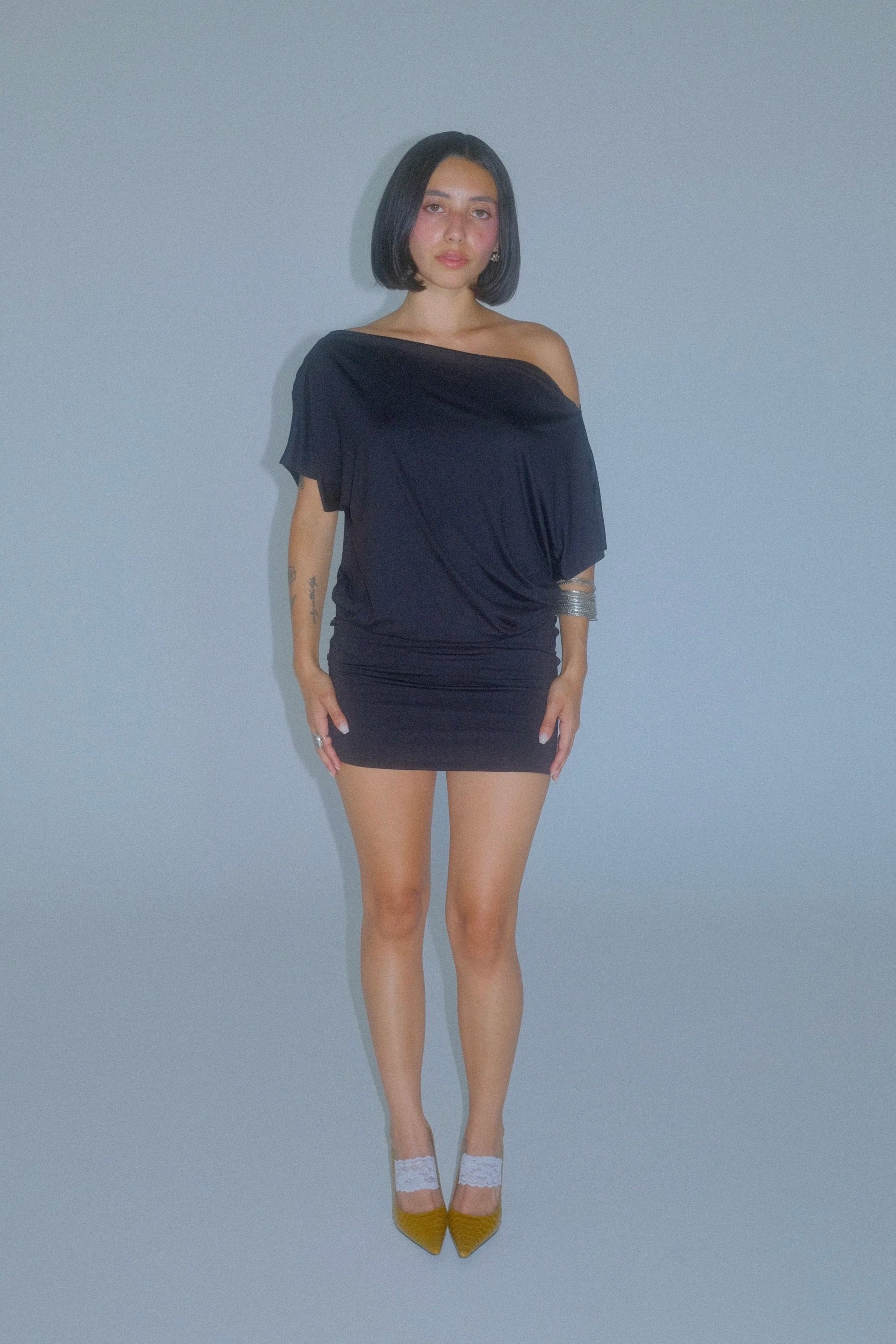 The Slouchy Dress in Black