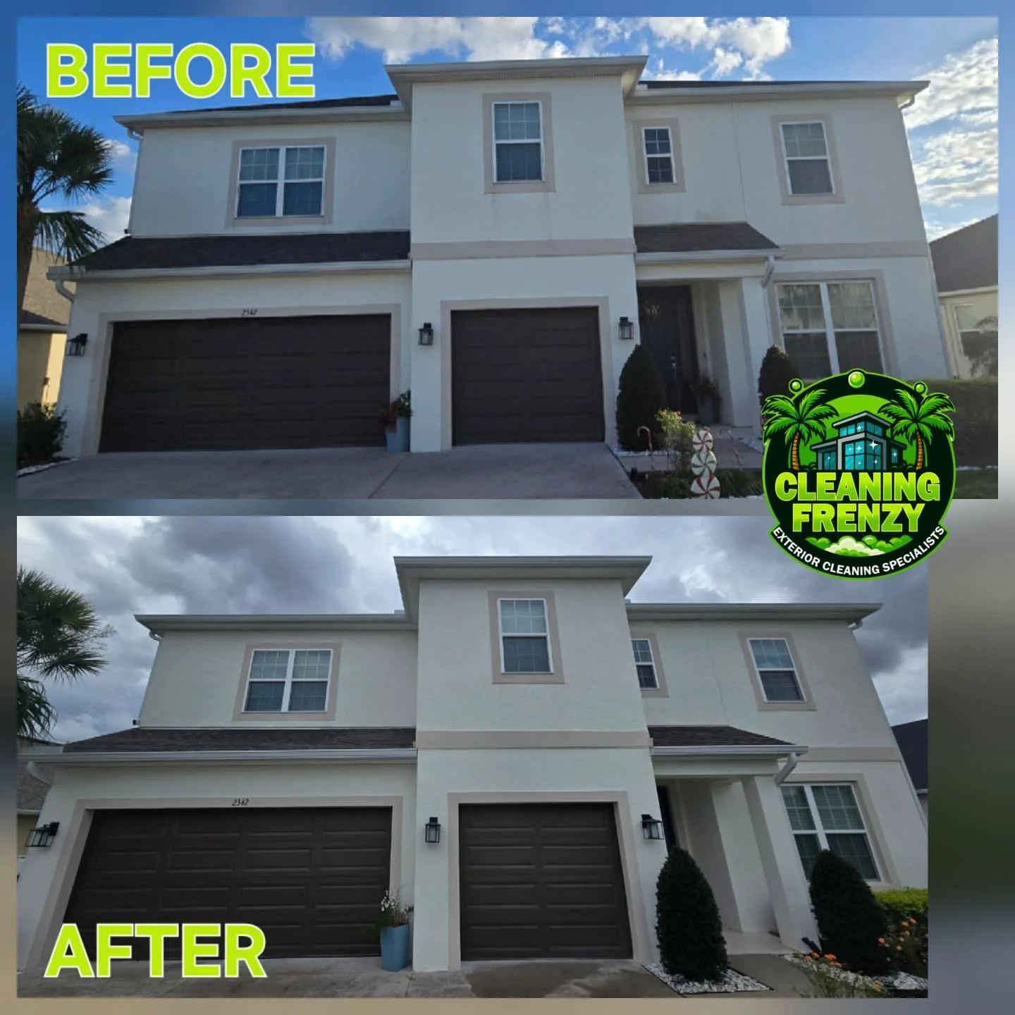 Housewash in Wesley Chapel