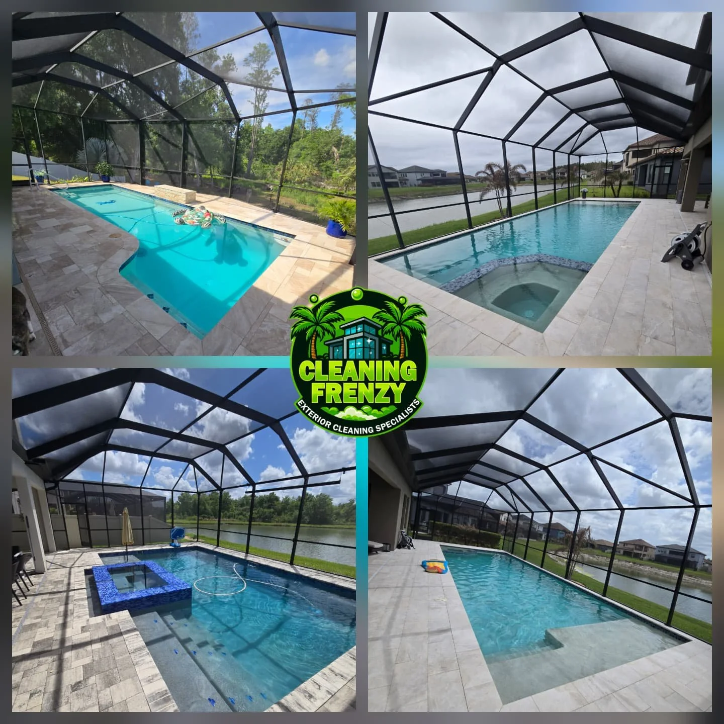 Lanai Cleaning, Screen Enclosure cleaning in Wesley Chapel