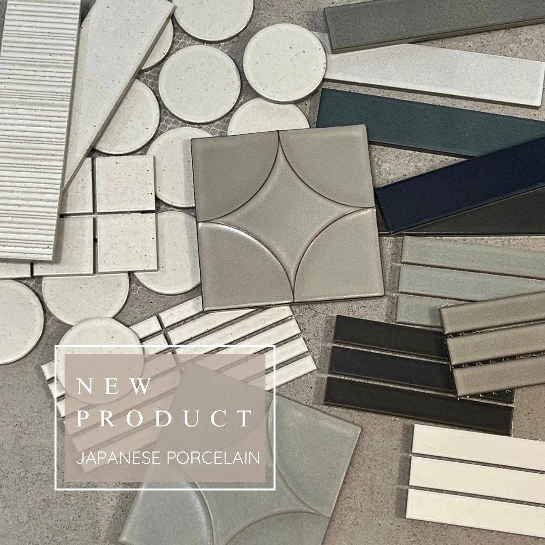 New Japanese porcelain tiles and mosaics full of texture and versatility. 

#saxumtile
#tiles #mosaic 
#japaneseporcelain 
#japanesemosaics