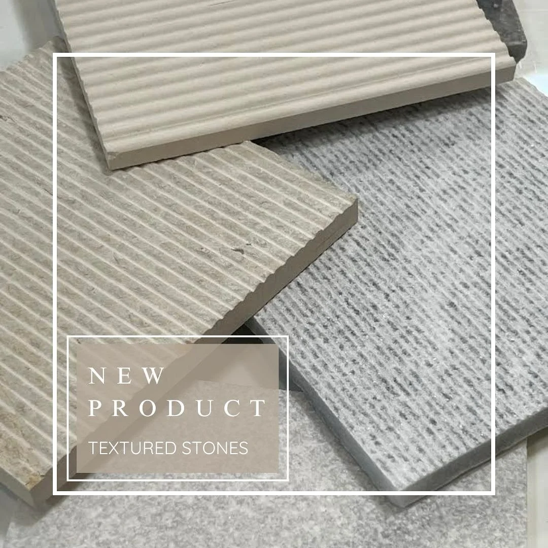 New textured limestone beauties.