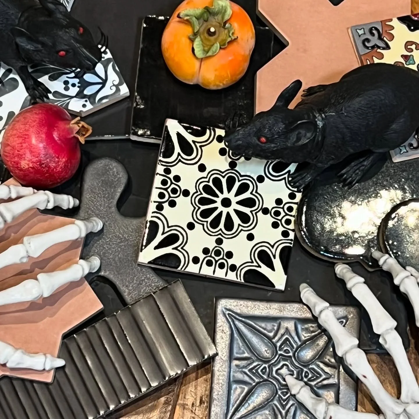 Happy Halloween 🎃 #saxumtile #shoplocal #tiledesign