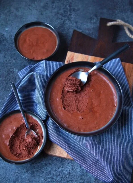 Mousse au chocolat végétale