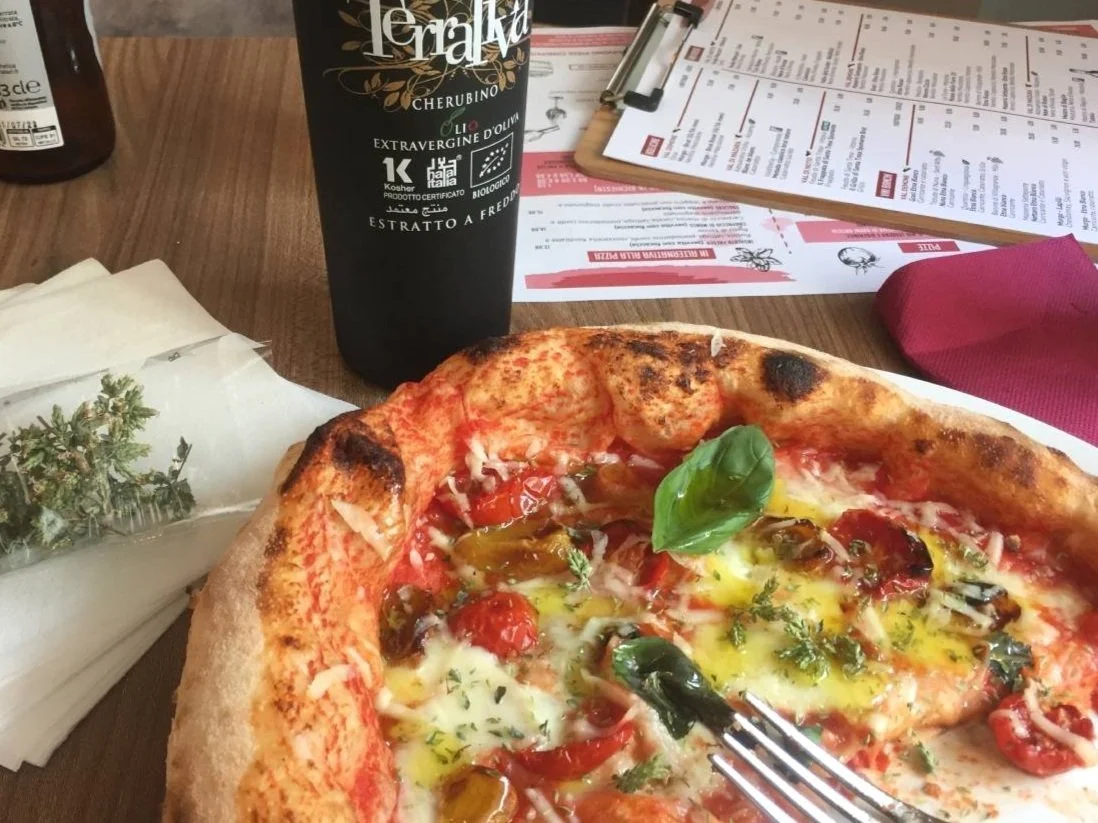 Pas de vraie pizza sans une bonne huile d'olive