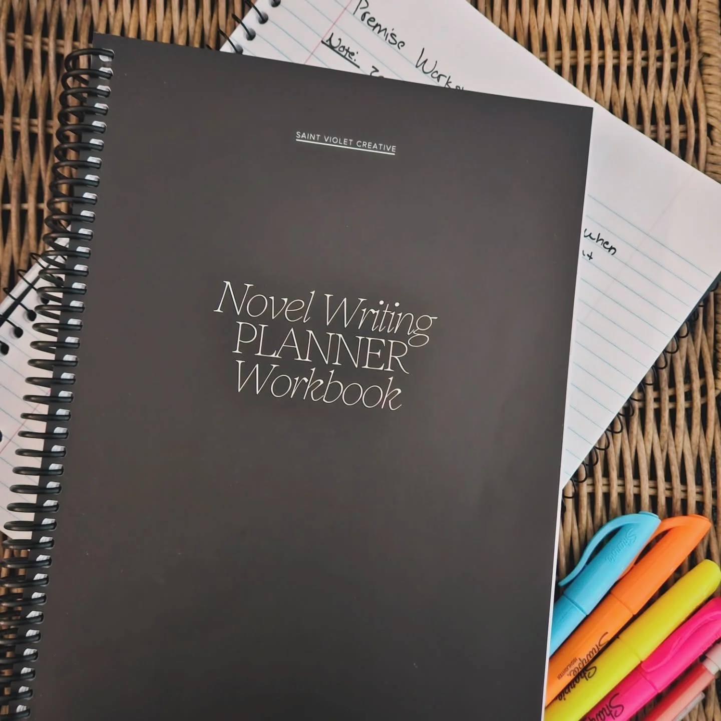 ✍️ My secret writing hack is this nifty workbook I bought from Etsy. I was desperate to find a way to sort through and organize my thoughts, &amp; so far, it's been a lifesaver as I overhaul my current WIP.
&bull;
Right now I'm working through the ch