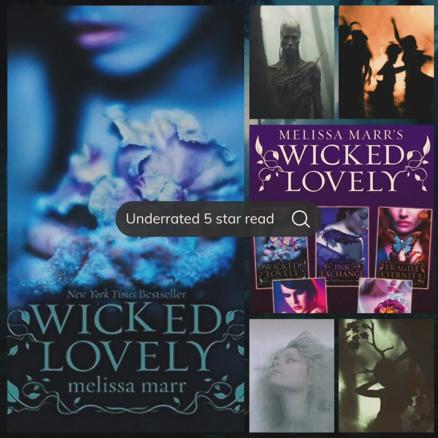 ✨️I was OBSESSED with this series as a teen! Everyone talks about Twilight &amp; Hunger Games, but the Wicked Lovely series had me in its GRIP &amp; it remains my favorite series today. 
&bull;
Marr is the type of writer I wish I was &amp; I'm still 