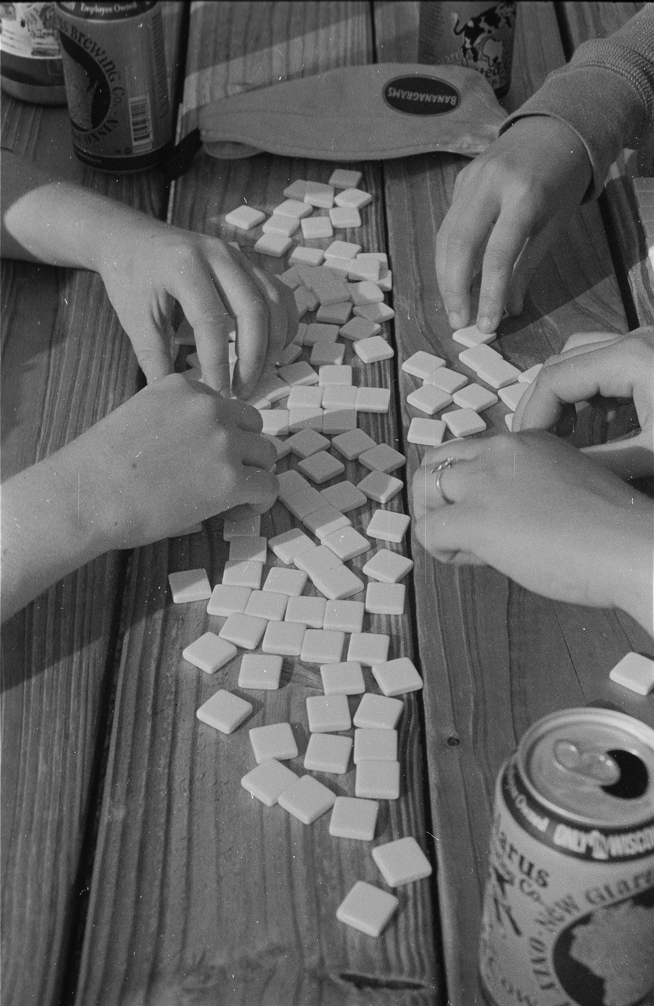 Bananagrams before dinner