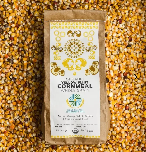 Organic Yellow Flint Cornmeal