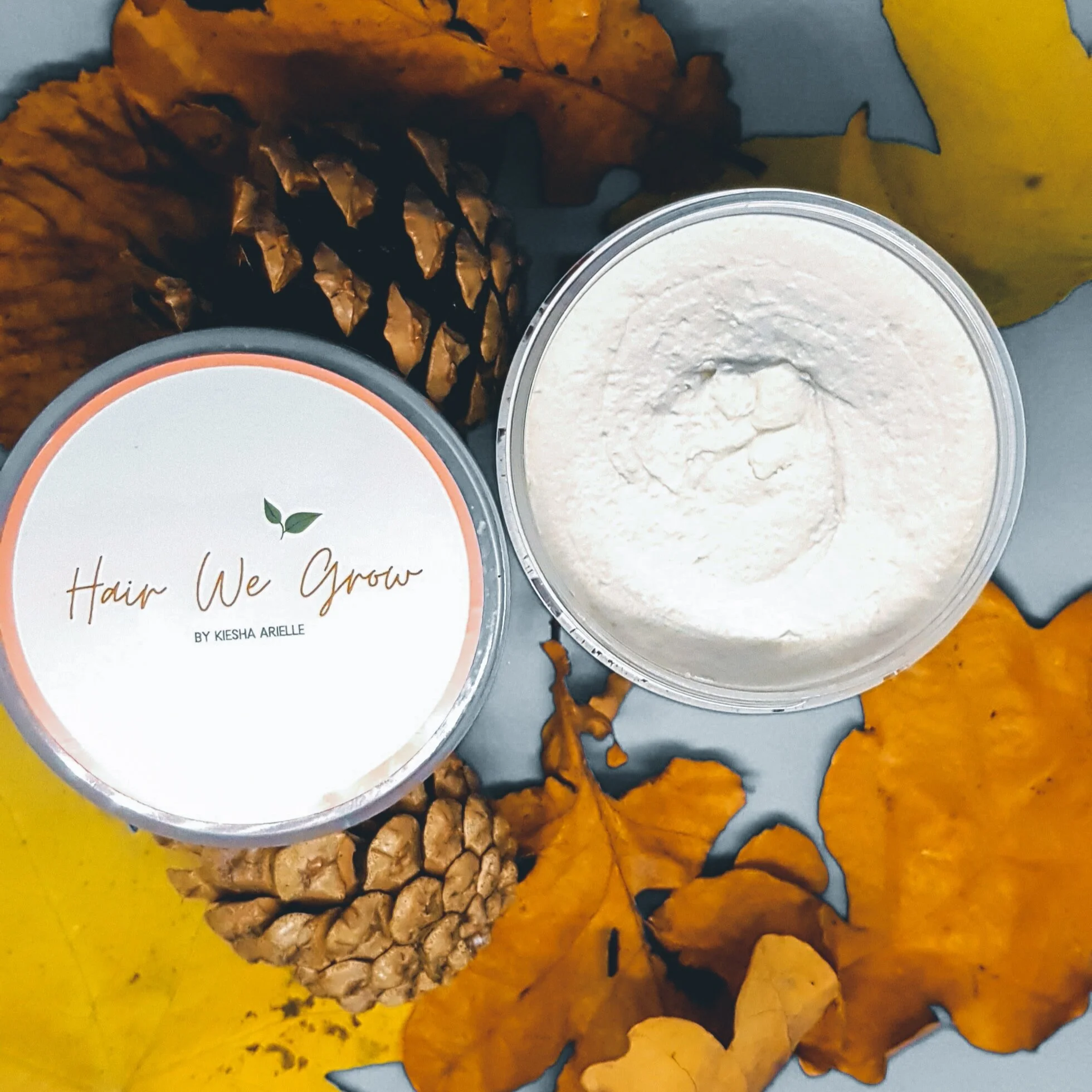Hair we Gro length retention hair butter. Natural and organic hair product.