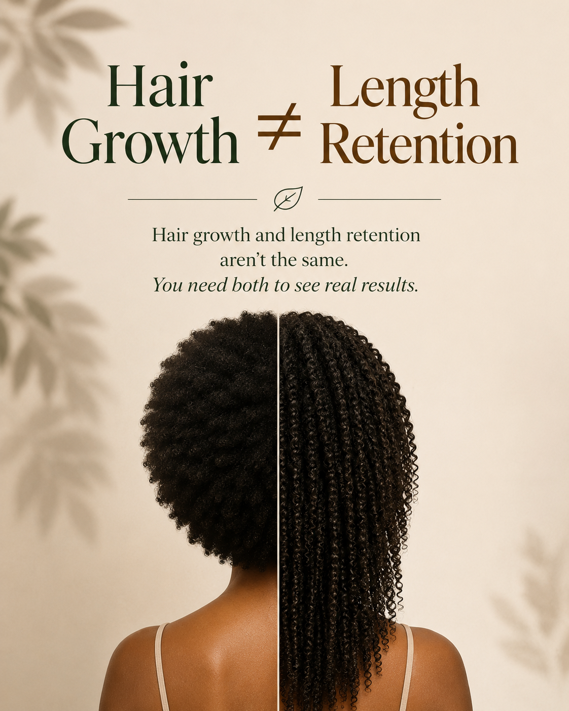 Hair Growth vs Length Retention: They’re Not the Same Thing