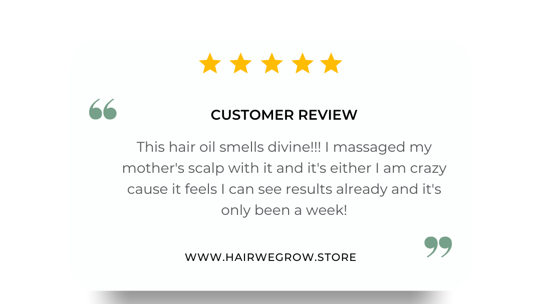 Hair we Gro positive review about natural hair products