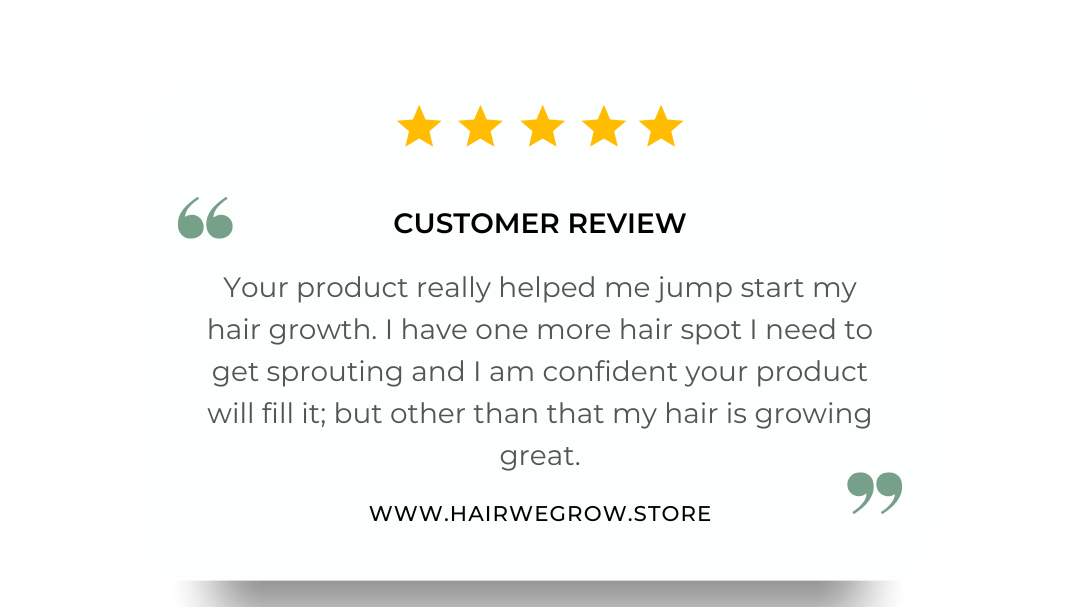 Hair we Gro positive review about smooth skin
