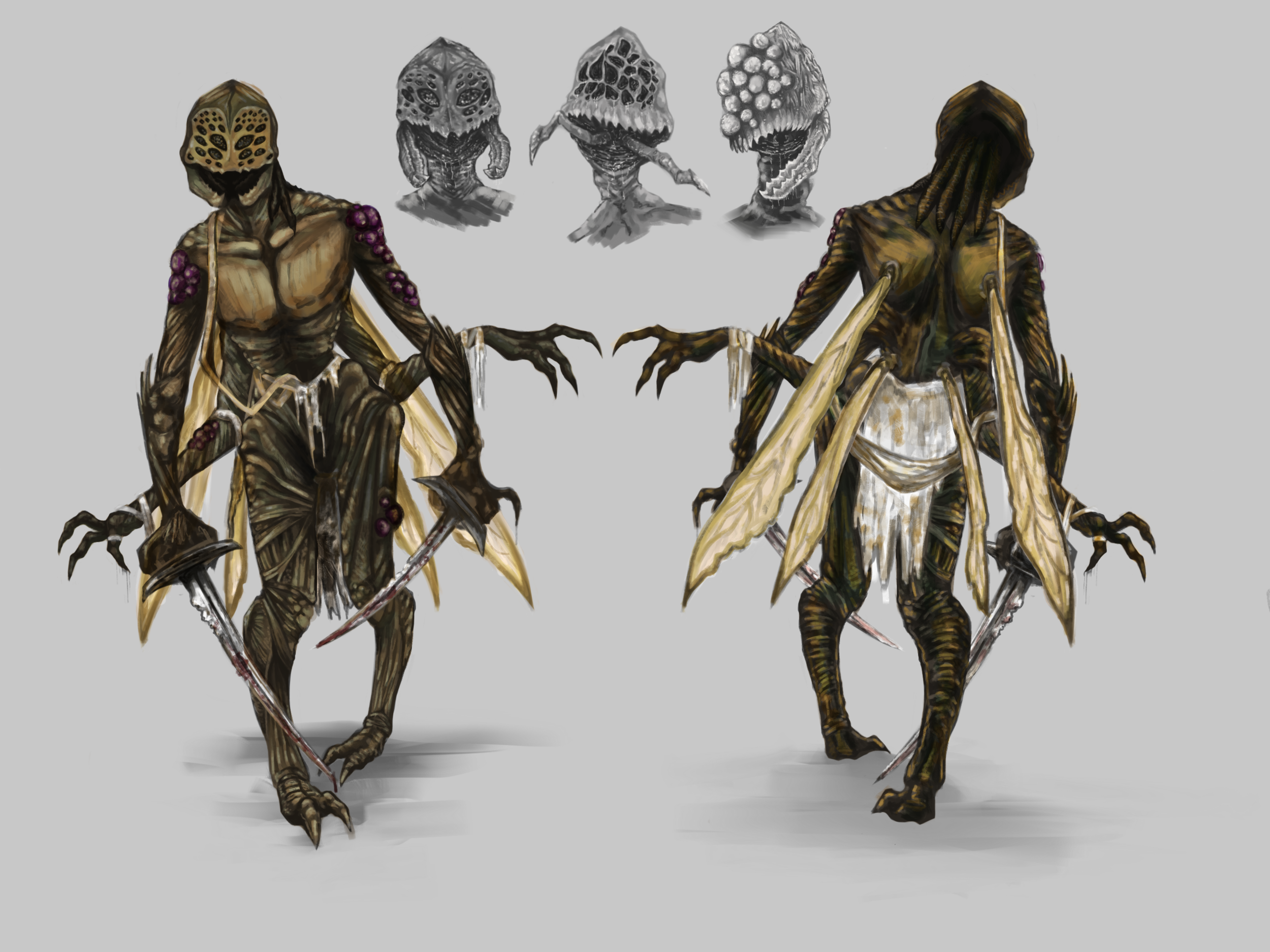 Concept for a bug enemy.