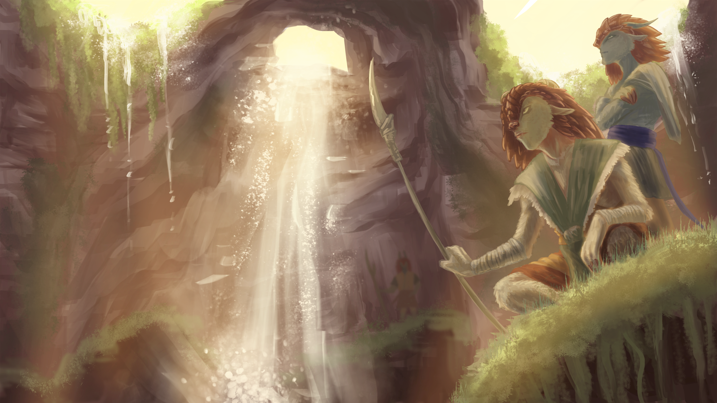 A collection of different environments and creatures.