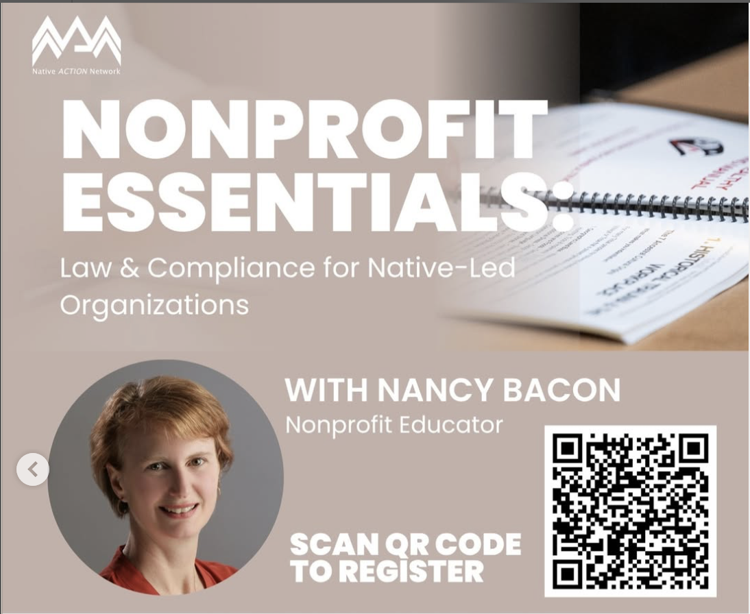 Nonprofit Essentials: Law & Compliance for Native-Led Organizations