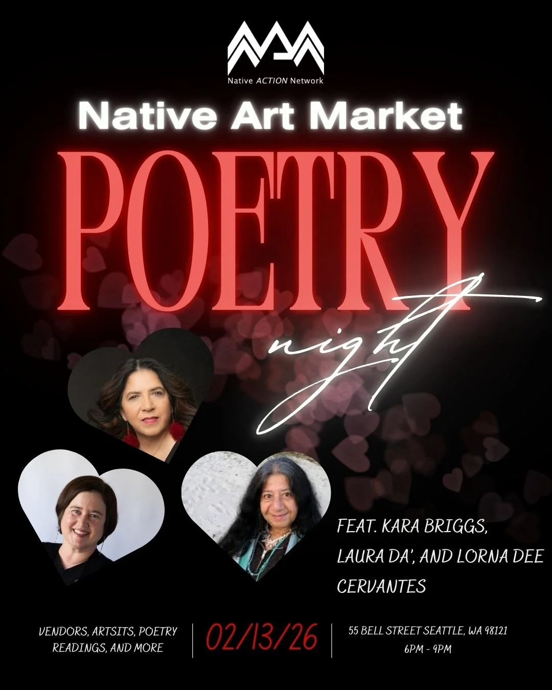 Valentine's Native Art Market & Poetry Reading Night