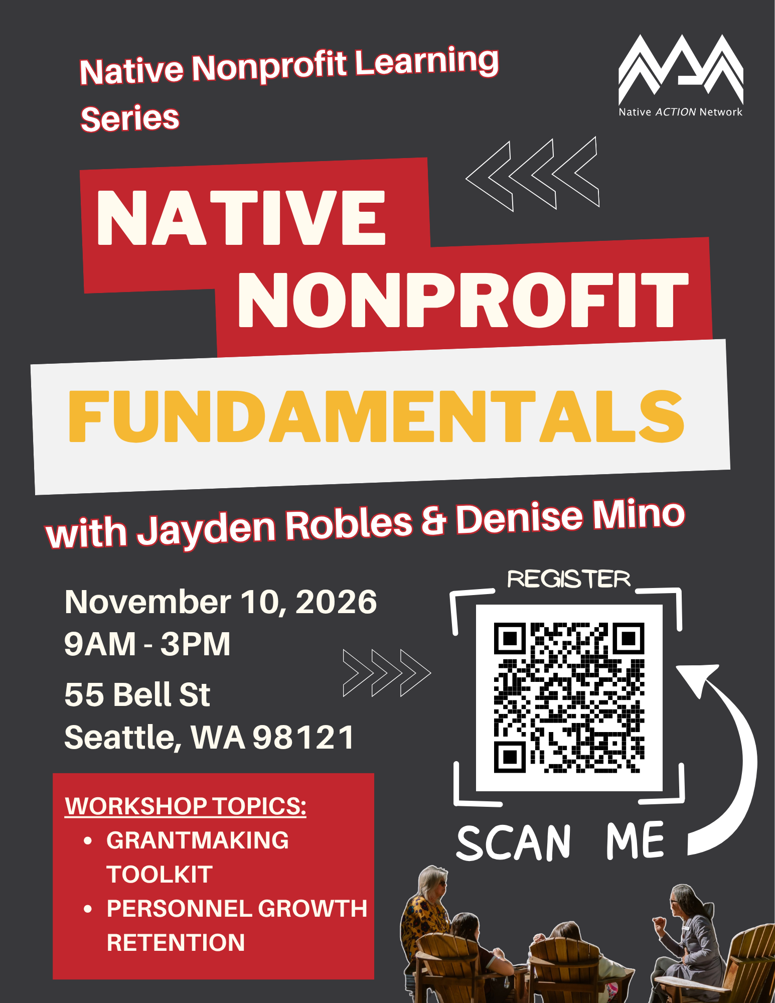 Native Nonprofit Fundamentals Workshop with Jay Robles & Denise Miño