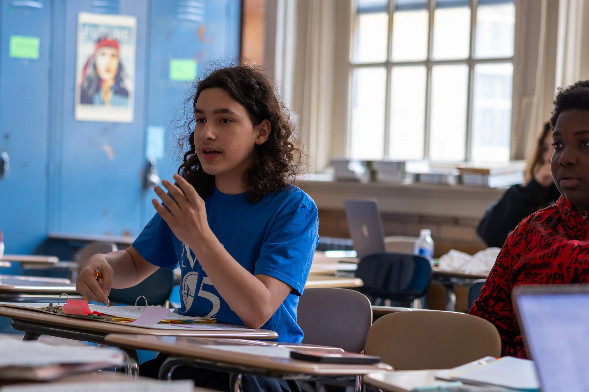 MS 50 debate team participates in a citywide tournament