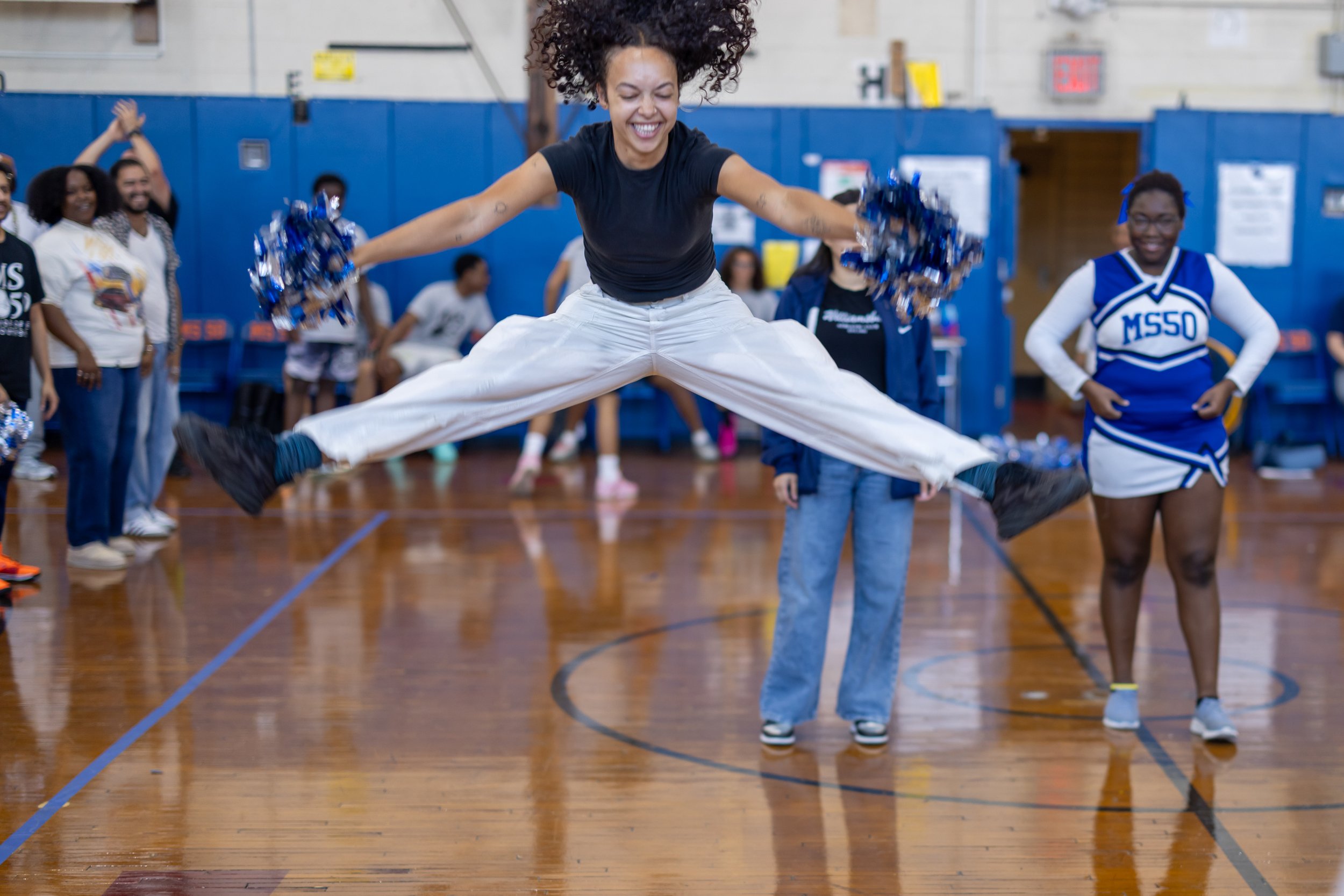 Pep rally dance