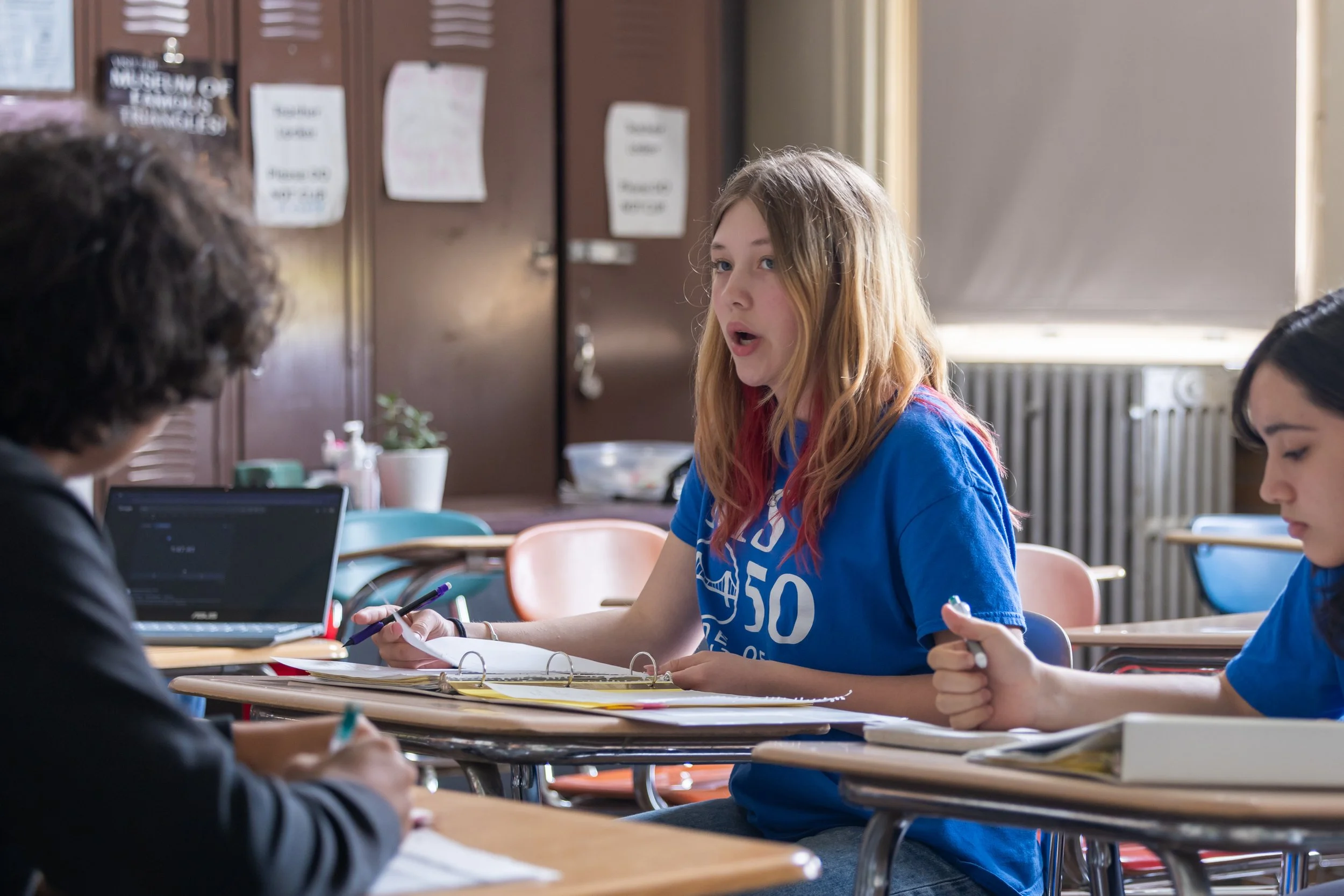 MS 50 debate team participates in a citywide tournament