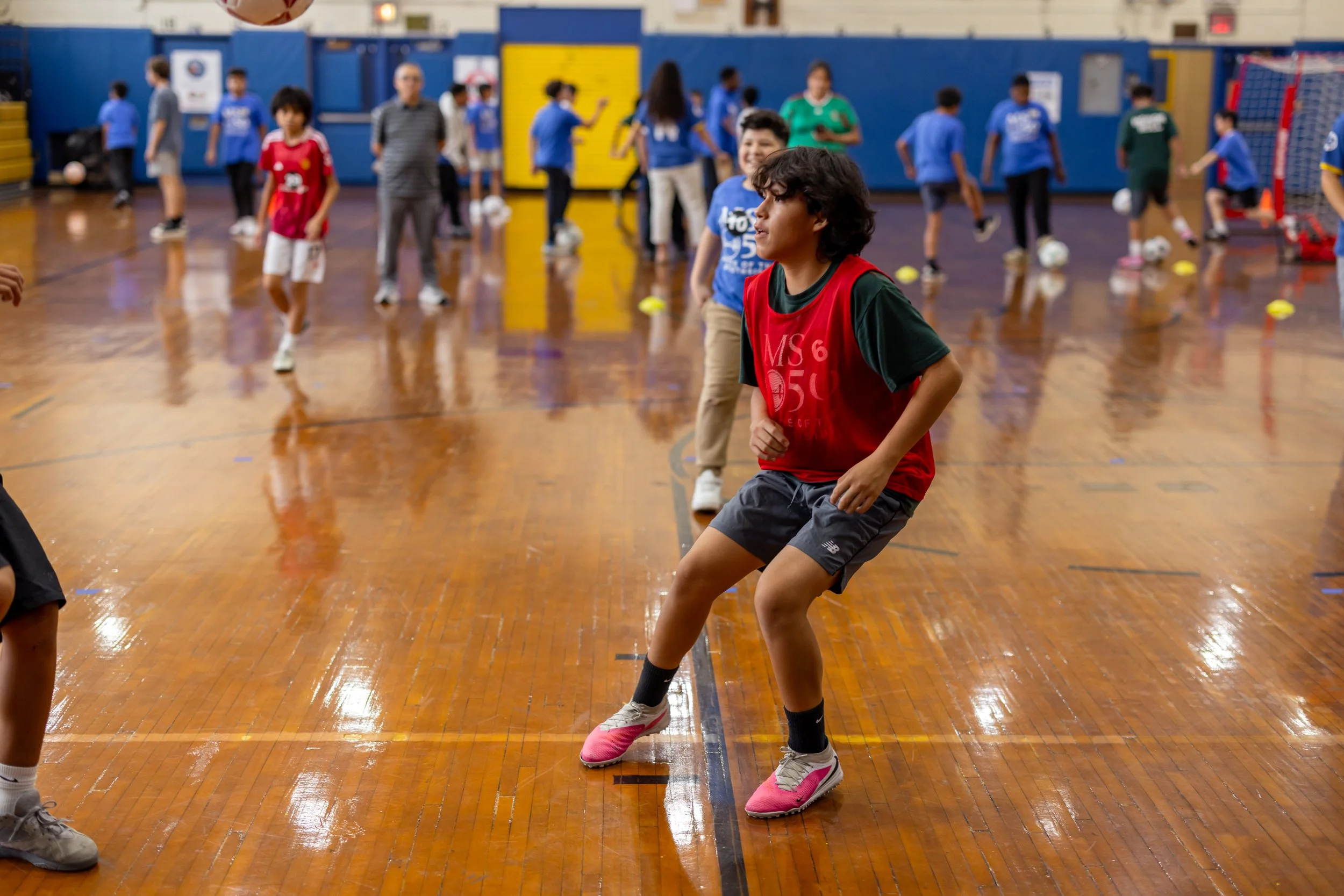 Middle school soccer tryouts
