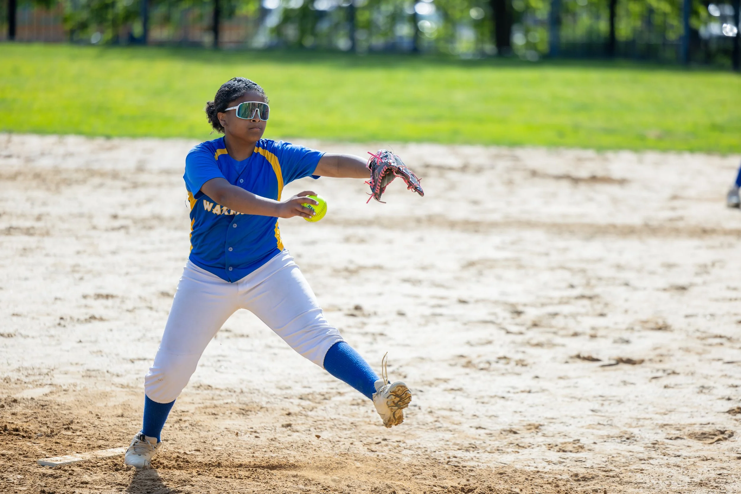 MS 50 softball team plays