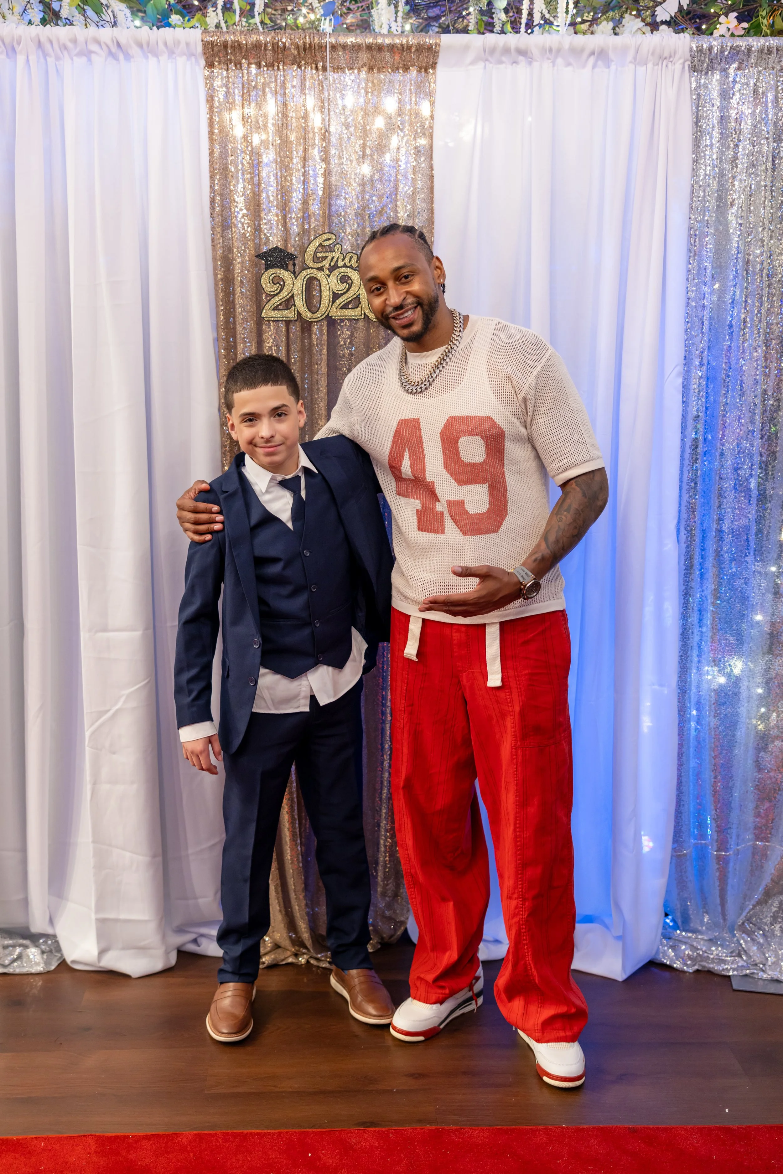 Students dance and celebrate at prom