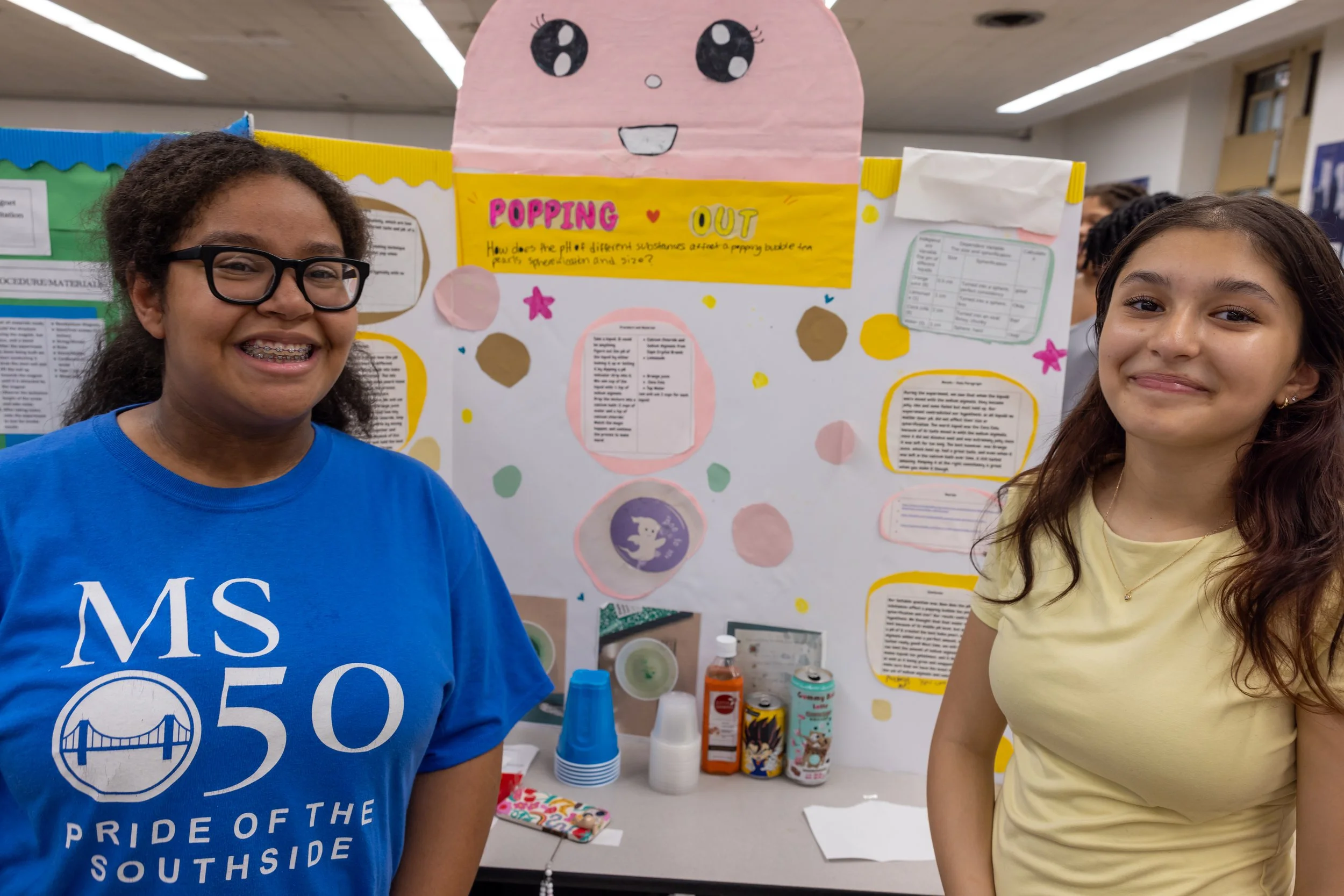 MS 50 students present their science projects