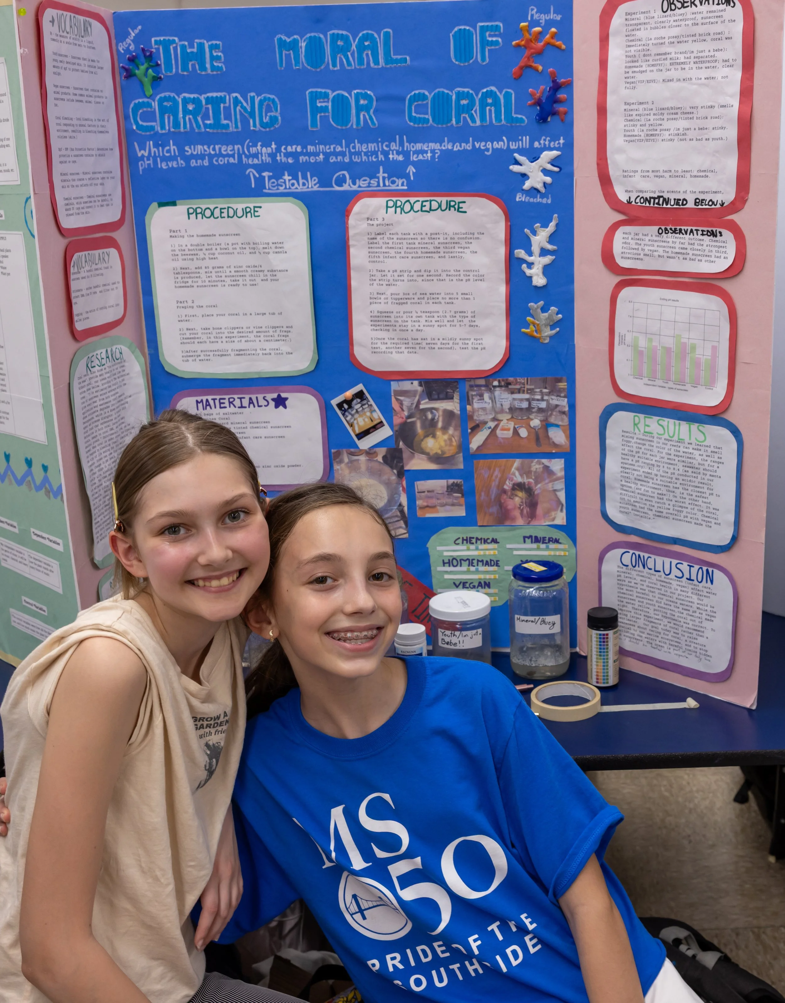 MS 50 students present their science projects