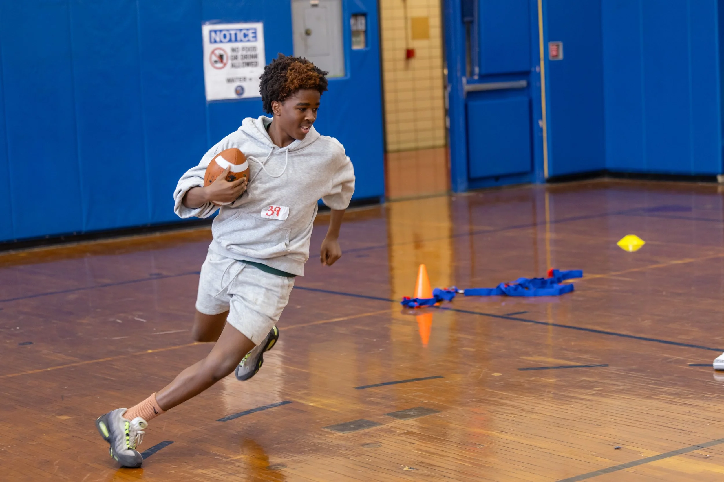 Middle school flag football tryouts