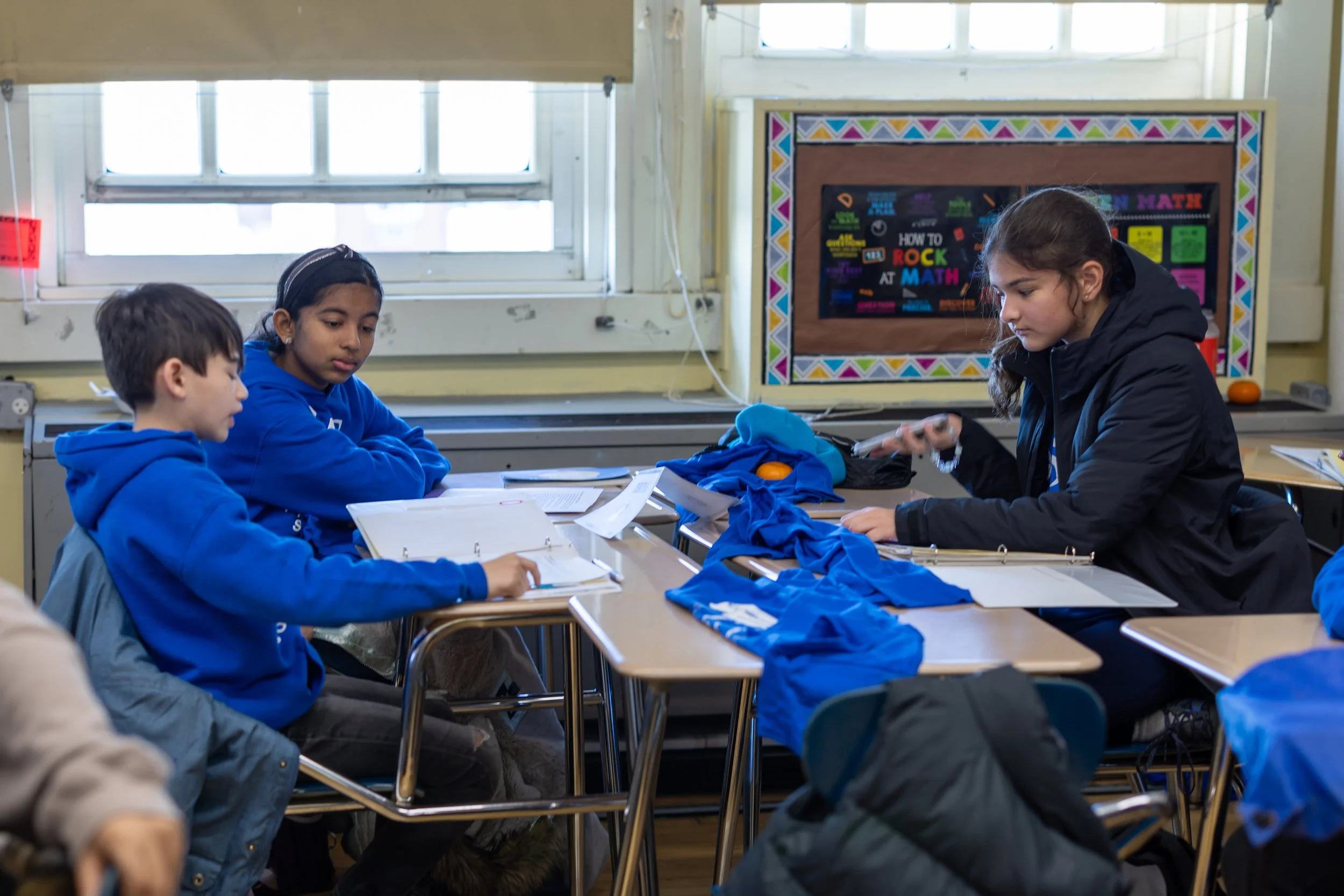 MS 50 students debating
